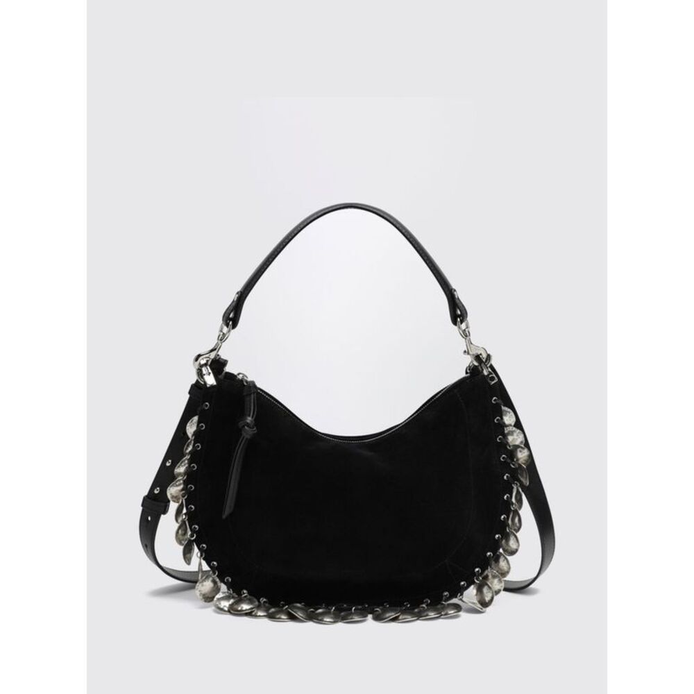Isabel Marant Women Isabel Marant Oskan Suede Shoulder Bag With Embossed Logo